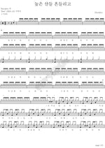 Though High Mountains Shake (높은 산들 흔들리고) Disciples (디사이플즈) Full Drum Transcription / Drum Sheet Music COPYDRUM