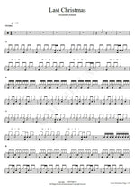 Last Christmas Ariana Grande Full Drum Transcription / Drum Sheet Music COPYDRUM