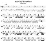 You Only Live Once Suicide Silence Full Drum Transcription / Drum Sheet Music Cyril Mayer