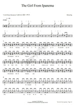 The Girl from Ipanema Olivia Ong Full Drum Transcription / Drum Sheet Music COPYDRUM