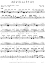 I Miss You Even When I See You (보고있어도 보고싶은그대) Kim Ran Young (김란영) Full Drum Transcription / Drum Sheet Music COPYDRUM