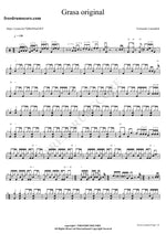 Grasa original Fernando Lamadrid Full Drum Transcription / Drum Sheet Music COPYDRUM