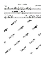 Soul Kitchen The Doors Full Drum Transcription / Drum Sheet Music KiwiDrums