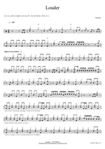 Louder Roselia Full Drum Transcription / Drum Sheet Music COPYDRUM