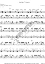 Hello There Casiopea (カシオペア) Full Drum Transcription / Drum Sheet Music COPYDRUM