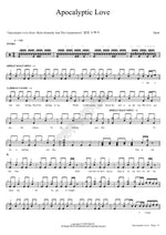 Apocalyptic Love Slash Full Drum Transcription / Drum Sheet Music COPYDRUM