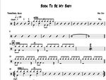 Born to Be My Baby Bon Jovi Simplified Drum Transcription / Drum Sheet Music Daniel Galaz