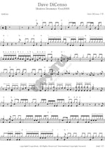 Dave DiCenso Solo at the Modern Drummer Festival 2006 Dave DiCenso Full Drum Transcription / Drum Sheet Music COPYDRUM