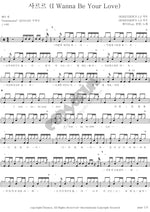 Softly (사르르) (I Wanna Be Your Love) (Feat. Jung Yup) Jae (제이) Full Drum Transcription / Drum Sheet Music COPYDRUM