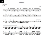 Parabola Tool Full Drum Transcription / Drum Sheet Music Drum Sheet MX