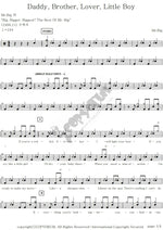 Daddy, Brother, Lover, Little Boy (The Electric Drill Song) Mr. Big Full Drum Transcription / Drum Sheet Music COPYDRUM