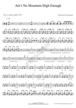 Ain't No Mountain High Enough Diana Ross Full Drum Transcription / Drum Sheet Music COPYDRUM