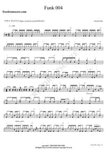 Gerard Sala Funk 004 Full Drum Transcription / Drum Sheet Music COPYDRUM
