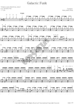 Galactic Funk Casiopea (カシオペア) Full Drum Transcription / Drum Sheet Music COPYDRUM