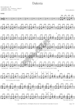 Dakota Stereophonics Full Drum Transcription / Drum Sheet Music COPYDRUM