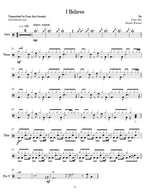 I Believe Ra (The Band) Full Drum Transcription / Drum Sheet Music Jaslow Drum Sheets