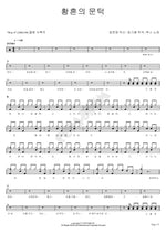 At the Threshold of Twilight (황혼의 문턱) Wax (왁스) Full Drum Transcription / Drum Sheet Music COPYDRUM