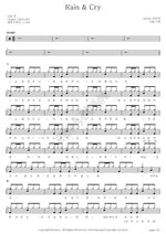 Rain & Cry 15& (박지민, 백예린) Full Drum Transcription / Drum Sheet Music COPYDRUM