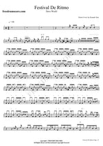 Festival de Ritmo (Drum Cover by Kanade Sato) Dave Weckl Full Drum Transcription / Drum Sheet Music COPYDRUM