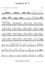 Symphony No. 9 Therion Full Drum Transcription / Drum Sheet Music COPYDRUM