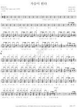 My Heart Beats (가슴이 뛴다) K.Will (케이윌) Full Drum Transcription / Drum Sheet Music COPYDRUM
