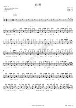 Wish (비원) Park Sang Min (박상민) Full Drum Transcription / Drum Sheet Music COPYDRUM