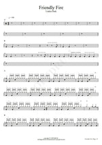 Friendly Fire Linkin Park Full Drum Transcription / Drum Sheet Music COPYDRUM