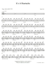 It's a Heartache Bonnie Tyler Full Drum Transcription / Drum Sheet Music COPYDRUM