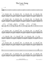 The Lazy Song Bruno Mars Full Drum Transcription / Drum Sheet Music COPYDRUM