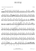A Thousand Miles Away (천리먼길) Park Woo Chul (박우철) Full Drum Transcription / Drum Sheet Music COPYDRUM