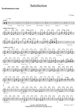 Satisfaction FTISLAND Full Drum Transcription / Drum Sheet Music COPYDRUM