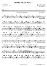 Shake That Brass (SHAKE THAT BRASS) Amber (엠버) Full Drum Transcription / Drum Sheet Music COPYDRUM