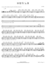 Song of the Wind (바람의 노래) Eun Ga Eun (은가은) Full Drum Transcription / Drum Sheet Music COPYDRUM