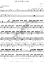 This Darkness, This Sadness (이 어둠의 이슬픔) Shadow of the City (도시의 그림자) Full Drum Transcription / Drum Sheet Music COPYDRUM