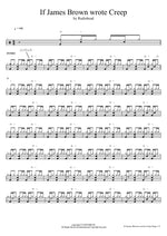 If James Brown Wrote Creep by Radiohead Scary Pockets Full Drum Transcription / Drum Sheet Music COPYDRUM