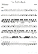 I Was Made for Dancin' Leif Garrett Full Drum Transcription / Drum Sheet Music COPYDRUM