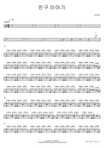A Friend’s Story (친구 이야기) Kim Jin Pyeong (김진평) Full Drum Transcription / Drum Sheet Music COPYDRUM