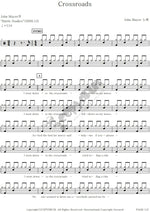Crossroads John Mayer Full Drum Transcription / Drum Sheet Music COPYDRUM