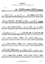 Intros! Encouraged by Tbeatz (Quick Cover) J Rod Sullivan Full Drum Transcription / Drum Sheet Music COPYDRUM