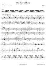 The Price of Love Bon Jovi Full Drum Transcription / Drum Sheet Music COPYDRUM