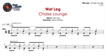 Chaise Lounge Wet Leg Full Drum Transcription / Drum Sheet Music Chef Cook