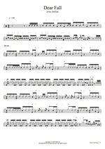 Dear Fall Jesus Molina Full Drum Transcription / Drum Sheet Music COPYDRUM