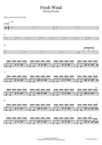 Fresh Wind Hillsong Worship Full Drum Transcription / Drum Sheet Music COPYDRUM