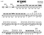 My Demons Starset Full Drum Transcription / Drum Sheet Music Titus van der Woude