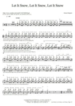 Let It Snow! Let It Snow! Let It Snow! Jessica Simpson Full Drum Transcription / Drum Sheet Music COPYDRUM
