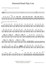 Diamond Head / Pipeline (The Ventures Cover) Yu Ishikawa Full Drum Transcription / Drum Sheet Music COPYDRUM