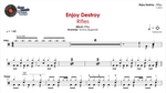 Rifles Enjoy Destroy Full Drum Transcription / Drum Sheet Music Chef Cook