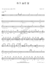 Words I Don't Want to Say (하기 싫은 말) Monday Kiz (먼데이키즈) Full Drum Transcription / Drum Sheet Music COPYDRUM
