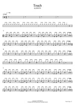 Touch KATSEYE Full Drum Transcription / Drum Sheet Music COPYDRUM
