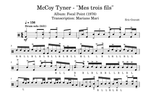 Mes Troi Fils McCoy Tyner Selection Drum Transcription / Drum Sheet Music Mari_DrumTranscriptions
